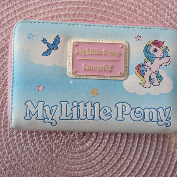 Loungefly Pastel Blue and Pink Wallet - Picture 2 of 3